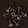 Accesorios de Cierre Semi-Terminados de Latón Estilo Xizang Vajra DIY para Cuentas de Oración Budista, Campana Vajra y Mazo Subyugador de Demonios Mágicos, Venta al por Mayor