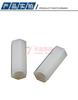 Los fabricantes de columnas de soporte de nailon de la serie M3 suministran columnas de aislamiento de plástico de doble paso con espaciador de PCB hexagonal interior y exterior blanco.