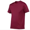 Camiseta de algodón de manga corta para hombre y mujer, verano, cuello redondo, corte ajustado, camiseta deportiva de talla grande, top, color liso, camiseta publicitaria