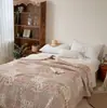 Ordem Coreana Desenho Animado Algodão Macio Estampado Gaze Manta Bolha Manta de Soneca Roupa de Cama