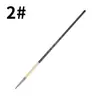 Uma fábrica de música de pintura nylon Pico Redondo cabeça redonda gancho linha caneta haste longa cor pintura caneta de desenho traço borda de gancho caneta