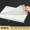 Papel Ácido Sulfúrico, Hojas Extra Grandes de Tamaño Completo, Papel Calca de 53g, Papel Translúcido, Papel de Regalo, Papel de Frotar, Papel de Mantequilla, Especial para Calcar