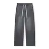 Calça Casual Lyocell Tencel Masculina Fina Respirável Solta de Perna Reta Jeans Verão Nova Marca Tendência Calça Longa