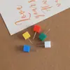 Unhas Criativas Coloridas em Formato de 'I', Múltiplos Tamanhos Podem Ser Personalizados, Painel de Cortiça Combinado, Parede de Fotos com Tachinhas de Plástico, Tachinhas Feitas à Mão