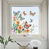 Adesivo de Vidro Colorido Flor Borboleta Amazon Transfronteiriço Varanda Quarto Jardim de Infância Quarto de Crianças Decoração de Vidro