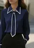 Item Mais Vendido da Amazon Aliexpress em 2025: Camisa de Manga Longa Cor Sólida Moda Outono para Mulheres