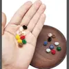 Botões Decorativos Versáteis de Alta Qualidade para Saias e Casacos, Botões Plásticos Redondos Coloridos Decorativos para Camisas e Cardigans