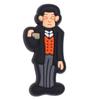 Miércoles Addams Transfronterizo Charms para Zapatos de Goma Suave de PVC Accesorios