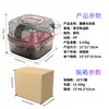 Gaiola para Hamster com Barra de Doce, Roda de Corrida, Gaiola Portátil de Viagem, Anti-Estresse, Destacável, Fácil de Limpar, Gaiola Panorâmica para Hamster