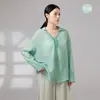 Ropa de práctica de danza moderna para mujer, diseño nuevo, camiseta con cordón, top elegante para danza jazz