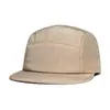 Gorra de Cinco Paneles de Secado Rápido Unisex con Visera Plana Gorra de Béisbol Protección Solar para Exteriores Ligera Suave para Deportes Gorra de Skateboard Venta al por Mayor