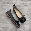 Zapatos Mary Jane poco profundos de punta redonda con suela blanda, nuevos de otoño 2026, versátiles, ligeros, con lazo, slip-on para mujer