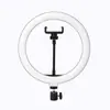 Luz para Transmissão ao Vivo de Beleza de Mesa, Iluminação Interna Led Luz de Preenchimento para Transmissão ao Vivo, Luzes de Fotografia de 6-14 polegadas para Filmagem de Chão, Atacado