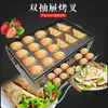 Horno de Gas para Asar Carne, Panes y Pasteles de Sésamo, Horno Comercial para Venta Ambulante, Horno para Asar Panes Blancos y Hotcakes