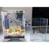 Base de Acuario Soporte Plástico Patas Sencillo Pequeño Acuario Protección Vidrio Esquina Borde Protector Anticolisión Esquina