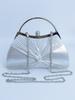 Bolso de Mujer Transfronterizo 2025 Nuevo Moda Europea y Americana Plisado Anudado Estilo Extranjero Versátil Bandolera Cruzada Bolso de Cena Bolso de Boda