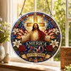 Ornamentos de Acrílico para Janela com Quebra-Cabeça para Celebração do 250º Aniversário
