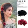 Nuevo Clip de Pétalo de Rosa de Doble Cara, Gama Alta, Dulce y Elegante, Pinza para el Cabello para Recogido a Medio, Pinza de Tiburón para Cola de Caballo Alta