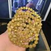Pulsera de Bolas Doradas para Wafer al por Mayor, Transparente de Cristal, Sin Grietas, Joyería Versátil para DIY