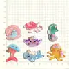 Novos Acessórios Populares de Resina de Animais Marinhos e Sereia para DIY Capa de Celular Patch para Cabelo Material Atacado