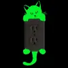 Pegatinas Luminosas para Interruptores Dibujos Animados Creativos Pegatinas de Pared Luminosas Hada Estrella Gato Hogar Habitación Infantil Pegatinas Decorativas Autoadhesivas