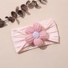 Banda para el pelo para fontanela de bebé estilo europeo y americano, diadema de flores de estilo occidental para niña, gorro para fontanela de bebé niña