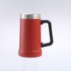 Caneca de Aço Inoxidável 304 Pintada com Spray Personalizada, Caneca de Cerveja de Grande Capacidade com Alça, Cooler de Gelo Portátil, Copo de Água Térmico