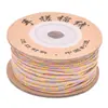 Fio de Algodão Enrolado à Mão, Multicordão, Não Elástico, Não Desbota, Pulseiras de Brinquedo Estilo Xizang, Contas de Buda, Cordas Coloridas, Forte e Resistente ao Desgaste, DIY Feito à Mão