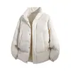 2026 Nueva Chaqueta de Algodón Gruesa Acolchada de Invierno para Hombre Casual Cuello Alto Holgada Cálida Abrigo de Algodón Chaqueta Acolchada M2001