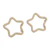 1 Llavero de Estrella de Cinco Puntas Pintado de Aleación Colorida Cadena para Llavero Hecha a Mano Accesorios de Joyería para Colgar en Bolsos Paquete de Materiales