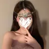 Tocado Bohemio Retro Cadena para la Frente Accesorios para el Cabello Gota para Ceja Antiguo Genio Exótico Hada Vestido de Novia Regiones Occidentales