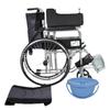 Silla de Ruedas Plegable para Ancianos con Asiento, Silla de Ruedas para Discapacitados, Cochecito para Ancianos