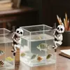 Novo Produto Transfronteiriço: Conjunto de Dois Enfeites Pendentes de Caveira para Halloween, Vasos de Flores de Jardim Externo, Decorações de Resina para Mesa de Varanda