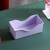 Separador de huesos para mesa de comedor casera, plato para restos de basura, separador de huesos creativo, plato de frutas, plato para snacks de hotel con caja de almacenamiento base