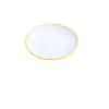 Plato Redondo Comercial de Melamina de 9 Pulgadas Plato para Huesos Imitación Porcelana Plato Redondo para Salteados de Restaurante Plato Redondo para Buffet Plato para Bol de Arroz de Comida Rápida