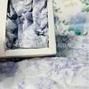 Ins Vintage Azafrán Azul y Blanco Porcelana Sydney Papel de Regalo Papel de Envoltura de Flores Estilo Chino Peonía Papel de Forro para Caja de Regalo
