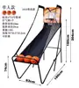 Máquina de Arremesso de Basquete para Dois Jogadores para Adultos, Cesta de Basquete Eletrônica Indoor com Pontuação, Jogo de Tiro Fitness e Entretenimento, Máquina de Arremesso de Basquete Infantil
