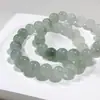 Pulseira Autêntica de Jade Natural Tianshan, Estilo Chinês Ins, Alternativa ao Jade, Jade Translúcido Gelado, Versátil para Outono e Inverno, Pulseira de Nicho