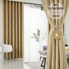 Tecido de Cortina Pronta Jw Espesso Simples Moderno Blackout Total para Sala de Estar e Quarto, Luxo Leve, Novo em 2022