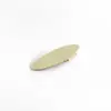 Pasador de metal caliente transfronterizo color caramelo pintura brillante Pinza de pico de pato ovalada Pegamento de crema clip inferior diy clip lateral para niña