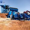 Equipamento móvel de seleção de ouro de areia Máquina de seleção de ouro de areia da Mongólia Equipamento de peneiramento com tambor sem eixo novo