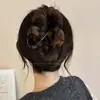 Pinza para el cabello curva, plana y cómoda para mujer, con un diseño sofisticado, nuevo estilo 2026, adecuada para la parte posterior de la cabeza, pinza de pico de pato
