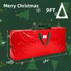 Bolsa de Cosméticos Popular de Árbol de Navidad de Amazon Bolsa de Cosméticos Personalizada Bolso de Hombro Gran Capacidad Impermeable y Resistente a Pinchazos Bolsa de Navidad Pe