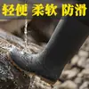 Botas de Chuva Impermeáveis de Cano Curto Resistentes ao Desgaste Personalizadas para Cozinha Pesca Chuva Sapatos de Chuva Masculinos Construção Civil Cozinha Trabalho Sapatos de Borracha com Solado Macio Antiderrapante