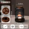 Quemador de Incienso de Madera de Águila Quemador de Incienso de Vidrio para Uso Doméstico, Incienso Natural de Sándalo, Quemador de Incienso Vintage a Prueba de Fuego, Lámpara de Incienso para Velas