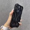 Patrón de Llama Hueca Adecuado para Funda de Teléfono Móvil Iphone16Promax Apple 15 Refrigeración 14 Cubierta Protectora Anti-Caída Esmerilada
