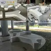Banqueta de concreto pré-moldado de fábrica com face aparente para piscina de flores piscina de árvores banqueta de cimento de alto desempenho arte em cimento banqueta personalização
