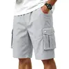 Comercio Exterior Transfronterizo Ropa de Trabajo Deportiva Casual de Verano para Hombre Europea y Americana de Talla Grande con Cordón Shorts de Cinco Puntos en Stock