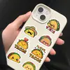 500 Pegatinas/Rollo con Forma Especial Burrito de Nuevo México Taco Graffiti Rollo de Pegatinas 1 pulgada Regalo Creativo para Bolsas Pegatinas Selladoras para Horneado