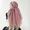 Pañuelo Turco Fino de Color Sólido Transfronterizo, Cómodo Chal Protector Solar de Amazon Sudeste Asiático, Bufanda para el Cuello, Pañuelo